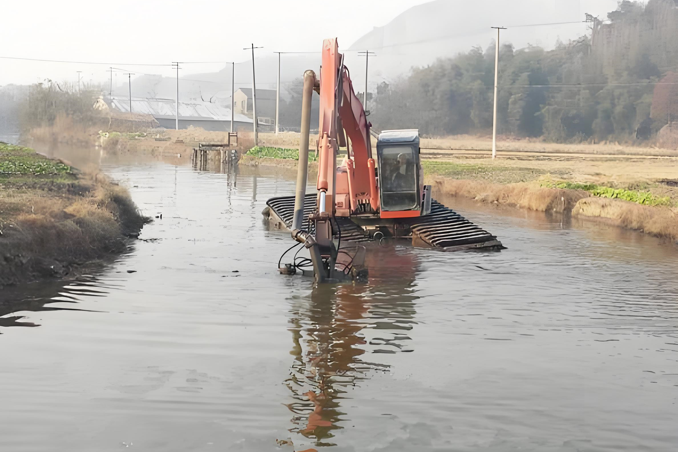 重慶渝中水上挖機(jī)清淤隊(duì) - 魚塘清淤的成本大概是多少?