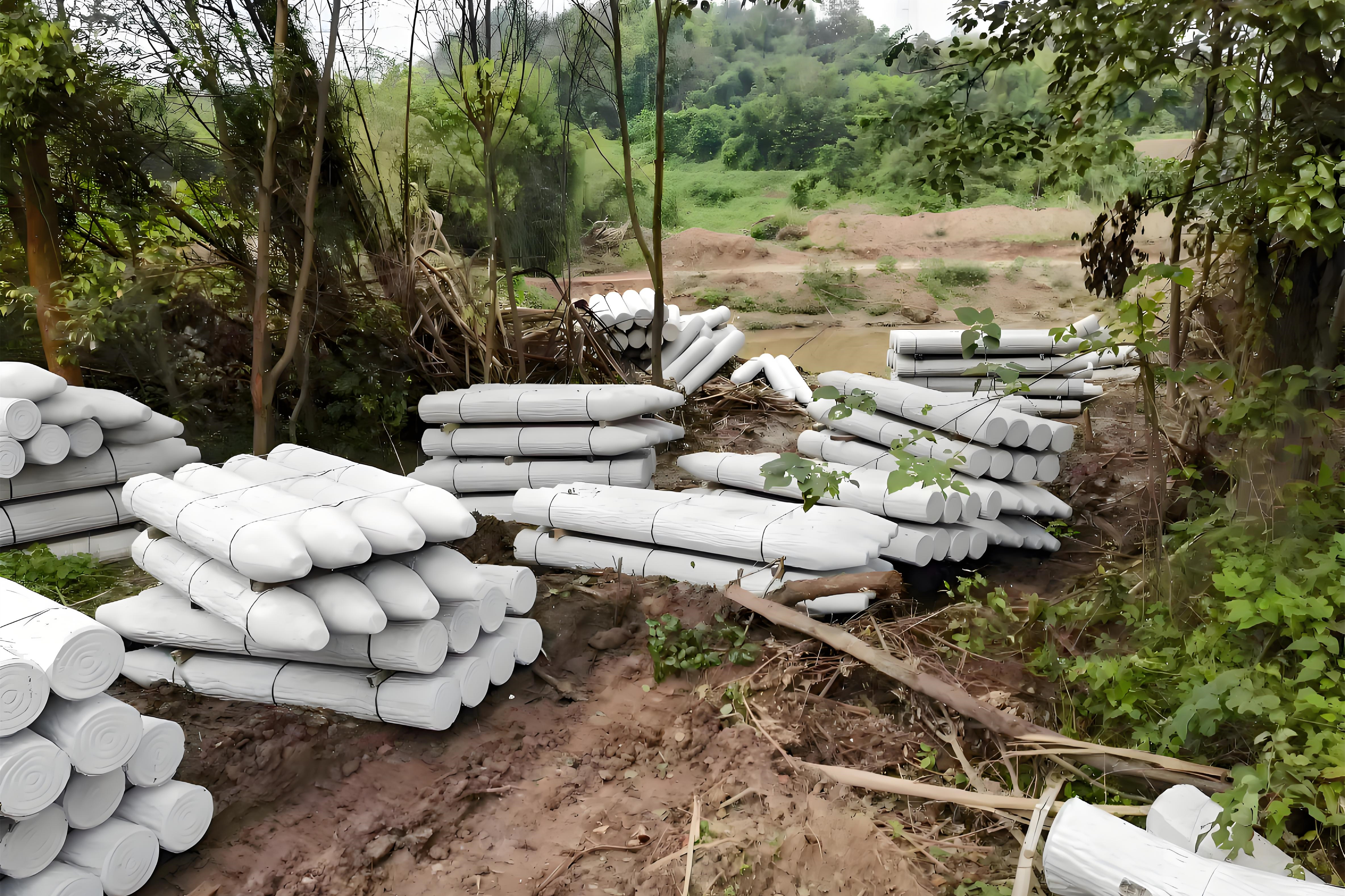 水泥樁批發(fā)廠家泓樺錦嘉-仿木樁施工后出現(xiàn)松動該怎么加固？